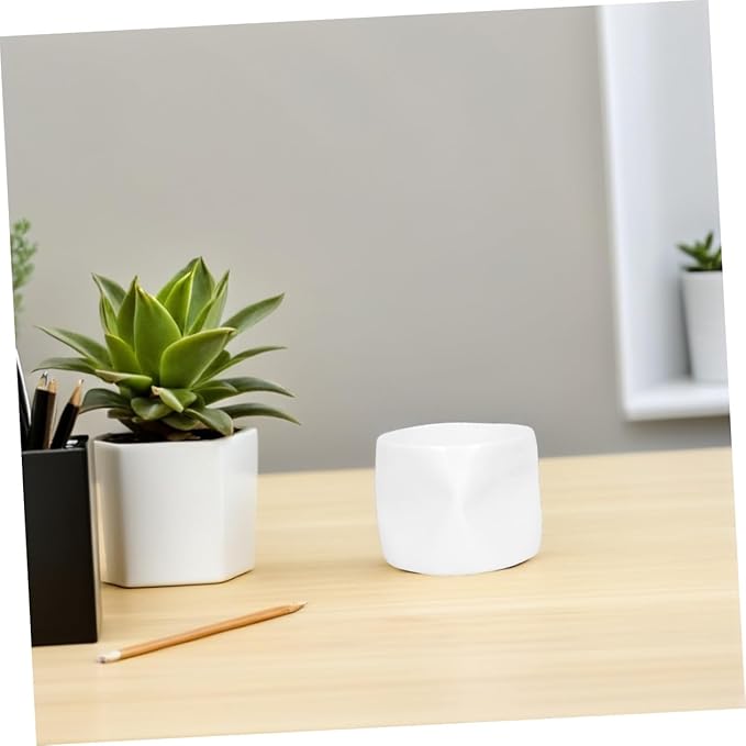 Unique Irregular White Porcelain Cup for Tea Candle Holder Ceramic Bowl for Home Decor and Special Occasions