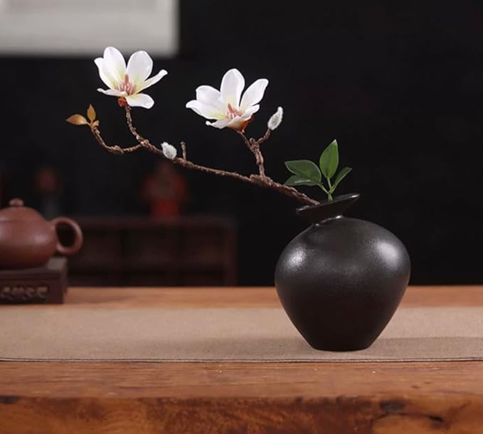 Japanese Style Ceramic Flower Vase Small Ikebana Flower Bud Vase Flower Arrangement Pottery Vases 42