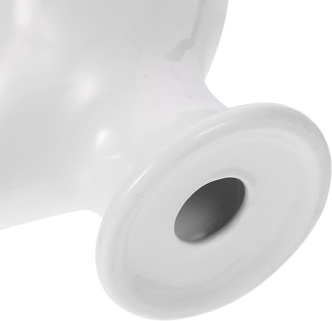 Ceramic Soap Dish with Drainage White Decorative Soap Holder Tray Bathroom Vanity Container for Home and Hotel Use