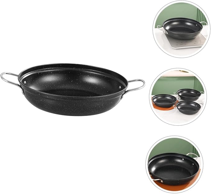 Garneck Cooking Pot Korean Stone Pot Stainless Steel Stock Round Bottom Heat Distribution Versatile Use