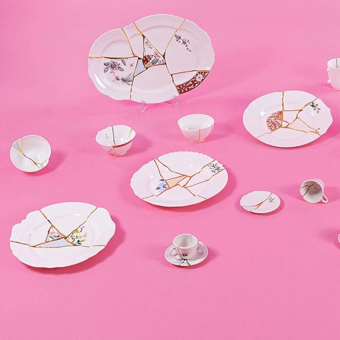 Seletti - KINTSUGI - Porcelain Bowl n°1 cm 15,2