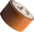 Ceramic Steaming Bowl Lid Vintage Pottery Rice Stew Bowl Home Kitchen Tableware Suitable for Steaming Eggs and Rice 1.5L Capacity