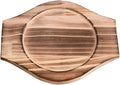 DOITOOL Dolsot Stone Bowl Tray Wooden Korean Bibimbap Earthenware Stone Bowl Holder Saucer Heat Insulation Cushion for Hot Pot Bibimbap Food