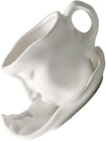 Artistic Ceramic Coffee Mug with Sculptural Face Design for Home Decor and Gift Giving