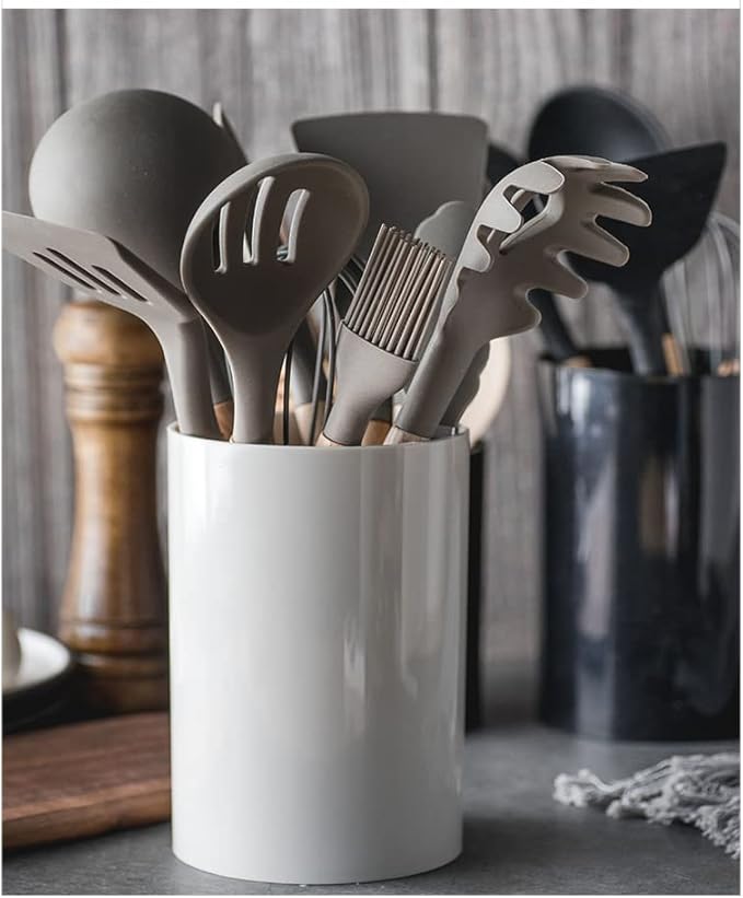 Large kitchen Utensil Holder for Restaurant Wedding,Storage for Table Spoons 6.3”H x 5.3”W