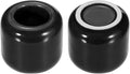uxcell 2 Pcs Ceramic Chime Candle Holders, Small Ceramic Candle Holders for Birthday Parties Dinners Weddings Table Centerpiece Gatherings Anniversaries Occasions, Black