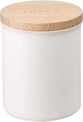 YAMAZAKI Home Tosca Ceramic Canister - Dry Food Kitchen Storage Container Organizer - Plain - 15.25 Oz., 450 Ml