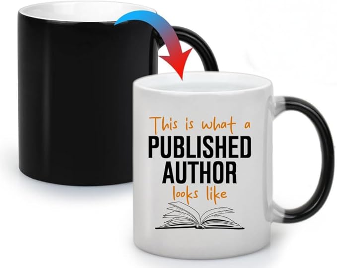Funny Coffee Mug This is What A Published Author Looks Like Color Changing Mug,Heat Activated Cup 11oz
