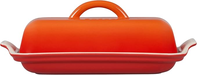 Le Creuset Stoneware Heritage Butter Dish, Flame