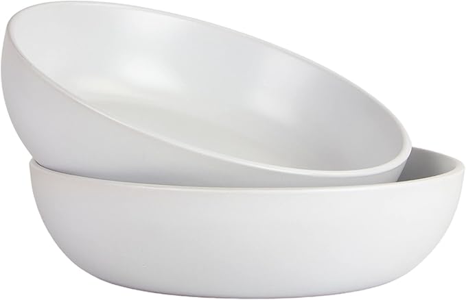 10 Strawberry Street Wazee Matte Coupe Dinnerware, Bowl, White, Set of 6