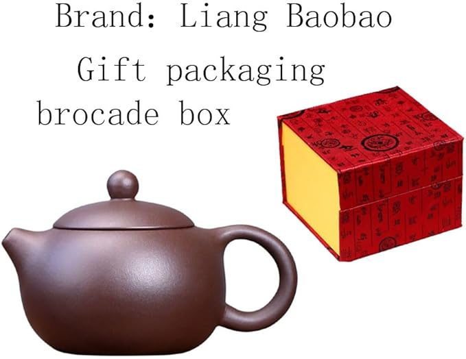 Xishi Teapot 7oz Chinese Zisha Clay Pot Ceramics Purple Sand Mud Kungfu Tea Set (purple 9 hole filter)
