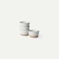Mora Mini Ramekins Set of 4, 8oz Ceramic Pottery Baking Dishes - Microwave, Oven and Dishwasher Safe - Oat