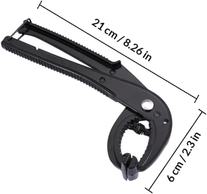 Gadpiparty Anti-scalding Korean Stone Pot Clamp, Non-slip Bowl and Dish Gripper Tongs, Portable Pot Holder for Kitchen Cookware Handling