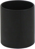 WGVI Matte Black Ceramic Cylinder Vase Width 3.75" Height 4", Flower Arrangements, Candle Holder, Terrarium Planter Pot, Storage Container Organizer, Pen Brush Holder, Centerpieces, 1 Piece