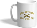 Custom Coffee Mug 11 Ounces Us Army Field Artillery B Military Ceramic Tea Cup Design Only