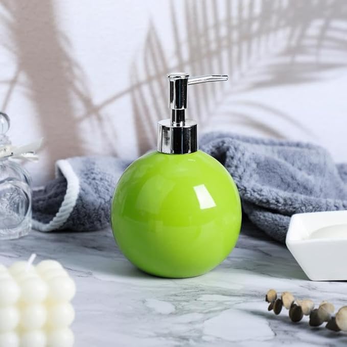 123Arts Ceramic Lotion Bottle Hand Soap Dispenser Liquid Soap Dispenser Soap Lotion Holder