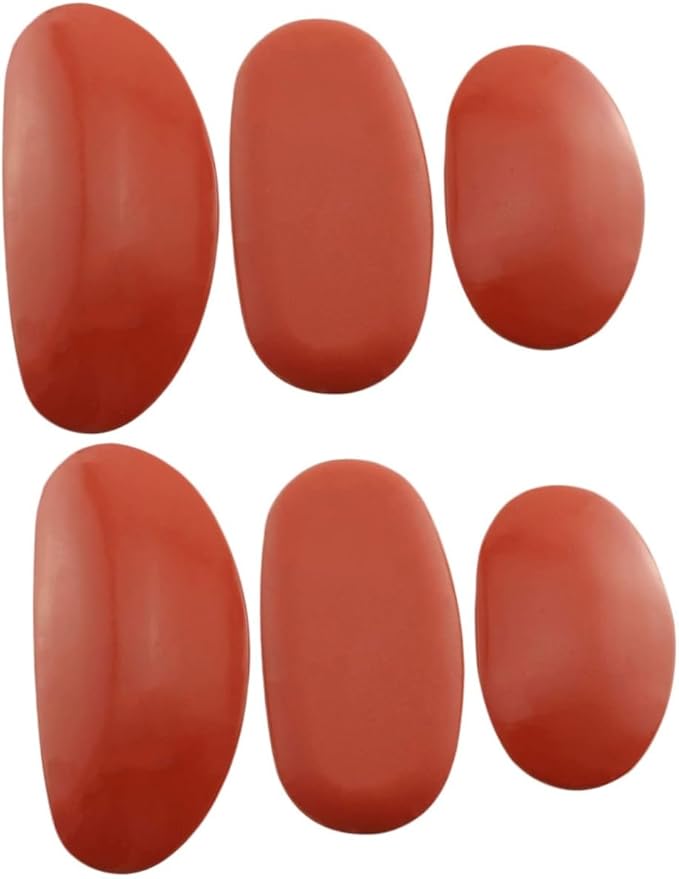 TOPPERFUN 2sets Mud Rib Sculptural Clay Tool for Clay Artists Pottery Ribs for Sculpting Smoothing and Shaping Comfortable Kidney Shape Design Red