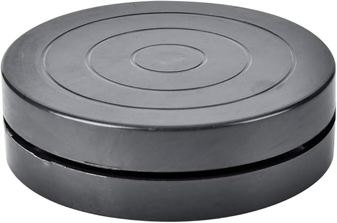 Pwshymi Handmade Craft Clay Plastic Turntable for Ceramic Pottery Sculpture, Ideal for Students and Craftsmakers (11.5cm)