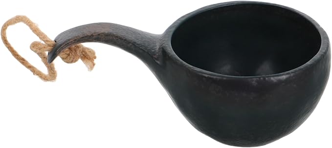 Japanese Porcelain Soup Bowl Set with Handle Ceramic Snack Bowl for Outdoor Dining Camping and Casual Gatherings