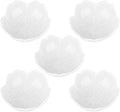 WHJY White Cherry Blossom Dish Set, Cute Pink Ceramic Plates, Sauce/Seasoning Dish, Sushi Dishes, Soy Dipping Bowl, Dessert, Appetizer Plates, Serving Dish for Kitchen Home – Set of 5
