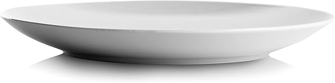10 Strawberry Street 10.5" Catering Coupe Dinner Plate, Set of 12,White