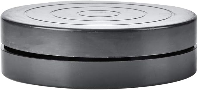 Pwshymi Handmade Craft Clay Plastic Turntable for Ceramic Pottery Sculpture, Ideal for Students and Craftsmakers (11.5cm)