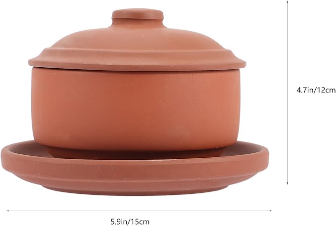 1 Set Baking Dishes Ceramic French Onion Small Ceramic Stew Pot Clay Pot for Cooking Earthen Pot Mini Ceramic Stockpot Egg Custard Cups Mini Foods Kitchen Bowl Korean Pottery China