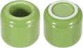 uxcell 2 Pcs Ceramic Chime Candle Holders, Small Ceramic Candle Holders for Birthday Parties Dinners Weddings Table Centerpiece Gatherings Anniversaries Occasions, Light Green