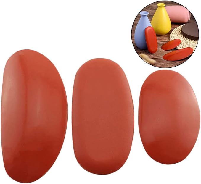 Tofficu Silicone Sculptural Clay Tools for Pottery and DIY Comfortable Grip Ribs for Shaping and Smoothing Essential Sculpting Accessories for Artists