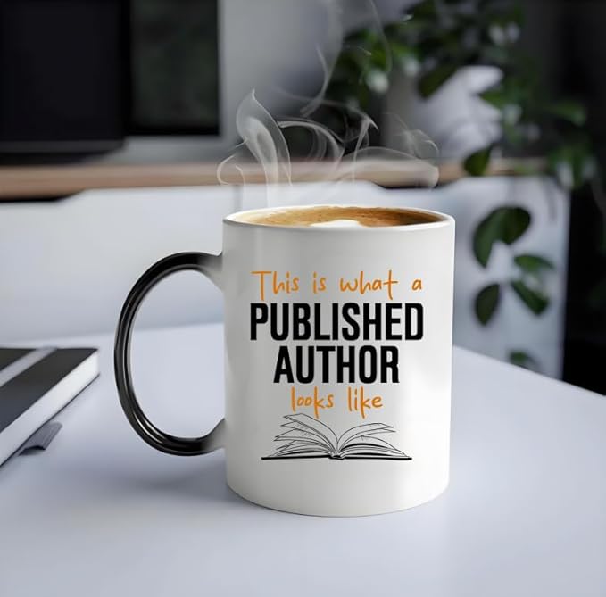 Funny Coffee Mug This is What A Published Author Looks Like Color Changing Mug,Heat Activated Cup 11oz
