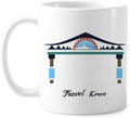 Traditional Memorial Arch In Korea Mug Pottery Ceramic Coffee Porcelain Cup Tableware