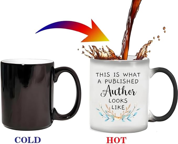 This is What A Published Author Looks Like Color Changing Mug Magical Reveal with Hot Drinks 11Oz