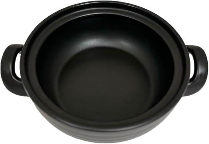 Ceramic/Clay Cooking Pot, Japanese Donabe, Chinese Casserole/Earthen Pot Cookware Stew Pot Stockpot with Lid Small Steam, Blue, 2.6QT