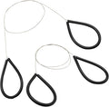 Moicstiy 2 Pcs Clay Cutter Wire, Pottery Wire Tool with Black Handle for Ceramic Sculpting, Studio Crafting & Wheel Throwing