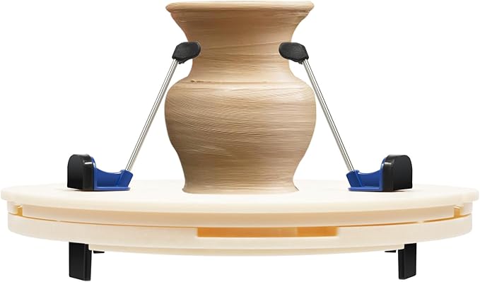 Pottery Trimming Tools, Pottery Machine Turntable Clamp, Pottery Repairing Clip- Ceramic Trimming Holder With Adjustable Clamps | For Beginners & Professionals, Pottery Studio Diy Crafts