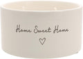 Pavilion Gift Company - Home Sweet Home - 10 oz Soy Wax Ceramic Vessel Candle Housewarming Apartment-Warming Gift Present Neutral Home Decor