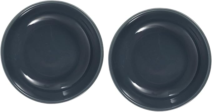 2 Pack Ceramic Sauce Dishes Condiment Bowls Lids Sauce Trays for Home/restaurant