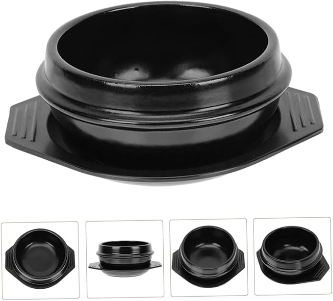 Korean Stone Pot Ceramic Stew Pot Cooking Tray High-temperature Resistant Non-stick Ceramic Kitchenware