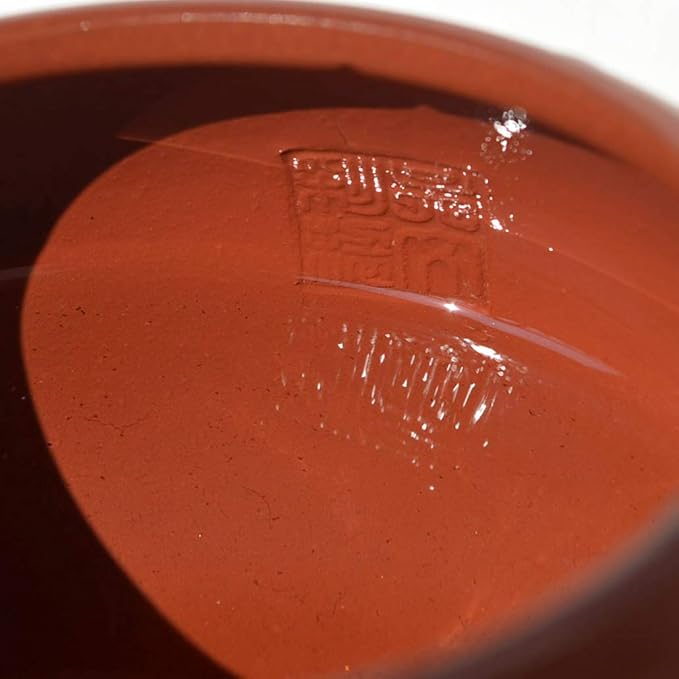 Teapot 8Oz Chinese Zisha Clay Pottery Handmade Xishi Tea Pot Ceramics Red Dahongpao Mud Kettle Spherical Filter