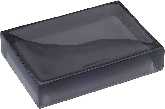 Avanti Linens - Accessory Set, Resin Tumbler, Toothbrush Holder, Soap Dish & Lotion Pump, Durable Bath Decor (Soho Collection)