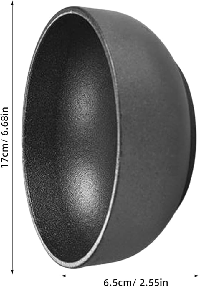 Cast Iron Bibimbap Bowl 17cm Korean Stone Pot Rice Serving Bowl Sturdy Reusable for Household and Restaurant Use