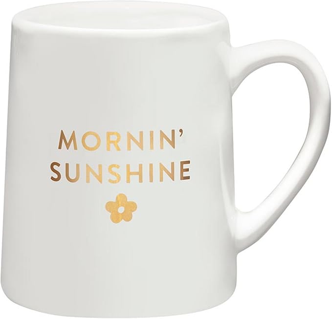 Santa Barbara Design Studio Gift Coffee Mugs Tapered Artisan Ceramic Coffee or Tea Cup, 18-Ounce, Mornin' Sunshine
