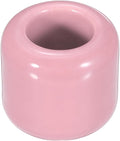 uxcell Ceramic Chime Candle Holders, Small Ceramic Candle Holders for Birthday Parties Dinners Weddings Table Centerpiece Gatherings Anniversaries Occasions, Pink
