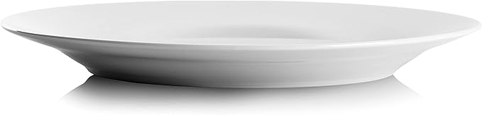 10 Strawberry Street Simply White 10.5" Round Dinner Plate, Set of 6