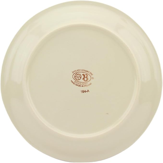 Polish Pottery Market Handmade Dinner Plate 10.75" Diameter by Zaklady Boleslawiec Poland - Dinnerware - Polish Stoneware