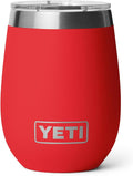 YETI Rambler 10 oz Wine Ceramic Lined Tumbler, Rescue Red