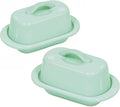 Chantal Mini Butter Dish Set of 2 (Sage Green)