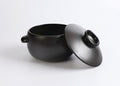 Korean Earthenware Pot Ttukbaegi, Ceramic Clay Cooking Pot Petalite Casserole, Heat Resistant Ceramic Pot, Zero-Crack Stone Bowl Stockpot Soup Cookware (Mini)