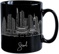 Seoul Skyline Ceramic Mug, Asia Keepsake 11oz White Mug, Custom Coffee Cup, Gift For Birthday, Asia Skyline Coffee Cup, Mugs for Women, Personalized Coffee Mugs