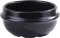 Ceramic Stone Bowl, 6.57 Inch Black Porcelain Dolsot Bowl, Korean Style Bibimbap Bowl for Rice, Soup & Stew, Microwave and Dishwasher Friendly, Heat-Resistant Serving Bowl